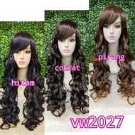 WIG KOREA RAMBUT PALSU PANJANG RAMBUT ASLI WIG MURAH WIG CURLY 2027