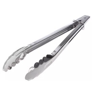 Stainless Steel Leaf Shape Food Tong (9 inch / 12 inch / 14 inch / 16 inch)