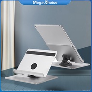 MegaChoice【Fast Delivery】Folding Mobile Phone Stand Tablet Holder 360°Adjustable Cell Phone Stand Holder Aluminum Alloy Phone Rack Office Desk Accessories For Cell Phone Tablet Portable Monitor