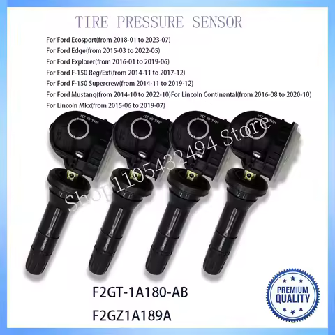 TPMS 315MHZ For 2015-2018 Ford Edge Galaxy F-150 Mustang Explorer Tire Pressure Monitor Sensor F2GT-