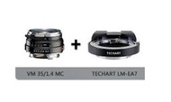VOIGTLANDER Nokton 35mm/f1.4 MC鏡頭+天工TECHART LM-EA7自動對焦轉接環 套裝