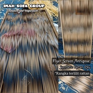 Synthetic Rattan Screen Panel Interior Decoration