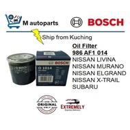 [KCH]BOSCH OIL FILTER Nissan Oil Filter (0986 AF1 014) Oil Filter Nissan 0986 AF1 014