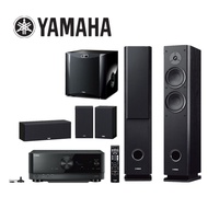 YAMAHA Home Theater Package (AV Receiver RX-V4A +F. Speaker NS-F160 +Acoustic S. Speaker NS-P160 +Subwoofer NS-SW300)