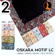 DISCOUNT [MA-2077] JILBAB KERUDUNG AZARA OSKARA MOTIF MOTIF SEGIEMPAT