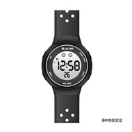 BUM Equipment digital round shape silicone strap water resistant teenage unisex casual watches BM083