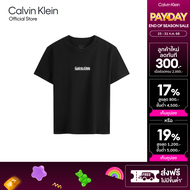 CALVIN KLEIN เสื้อยืดคอกลมแขนสั้นผู้หญิง รุ่น 47B818G UB1 - สีดำ