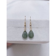Gmmissy Jadeite 14k gold earring 翡翠14k金耳钩