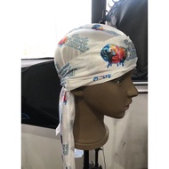 Hip Hop durag silky durag Men Women Satin Head Cap Imitation Silk Long Tail Pirate Cap Headscarf Cap
