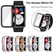 New Huawei Watch Fit Case TPU Full Screen Covered Protection Huawei Fit , Huawei watch fit new , Huawei watch fit elegant Soft Protective Case Cover for Huawei Watch Fit