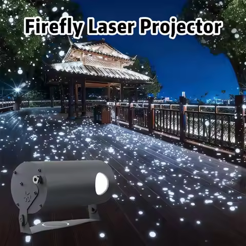 Outdoor Firefly Laser Projector IP65 Waterproof LED Stage Light for Garden Party Wedding Show Home D