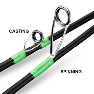 Winmax Ultra Light Fishing Rod 1.5m-1.8m Carbon Fiber Spinning/Casting Rods Solid Tips 2-6LB Line We