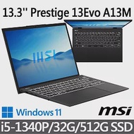 msi微星 Prestige 13Evo A13M-259TW 13.3吋 商務筆電 (i5-1340P/32G/512G SSD/Win11/星辰灰)