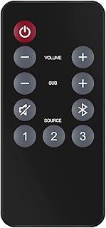PerFascin Replaced Remote Control fit for Polk Audio 5000 5500 6500 SB5500 SB6500BT SB5000IHT SB5000