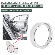 7 Inch Harley Softail Headlight Bezel 7 C Softail Premium
