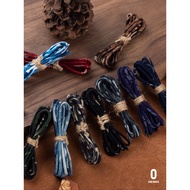 Ancient Cloth Rope goros Deerskin Rope Alternative YVES Pure Hand-Printed Blue Dyed Pendant Necklace