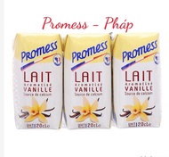 Thùng 24 hộp 200ml Sữa Tươi Hương Vani Promess - Pháp