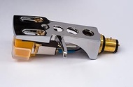 Mirror Chrome plated Headshell, mount, cartridge, needle for JVC QL-4, QL-Y33F, JL-F35, JL-A2, JL-B4