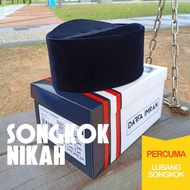 Songkok Tinggi baldu tebal 3 CROWN HITAM 4INCI , 4 1/2 INCI , 5 INCI - SONGKOK DAFFA IMRAN