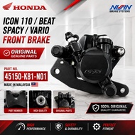 Honda ICON 110 BEAT SPACY VARIO Front Brake Caliper Original 45150-K81-N01 Made in Malaysia