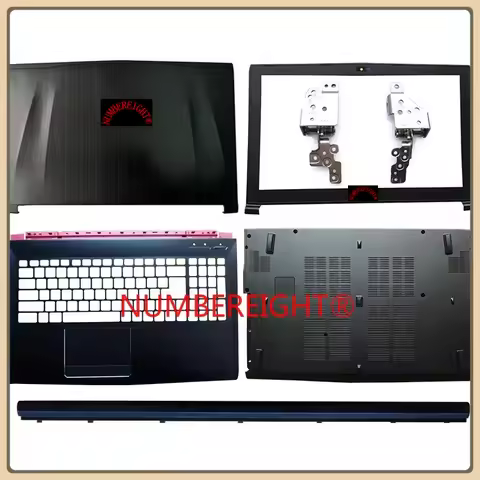 Cover For MSI PE60 2QE 6QE MS-16J2 LCD Screen Top Back/Front Bezel/Palmrest Upper/Bottom Case Metal/