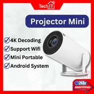 Android Projector 4K Mini Projector For Phone Portable Projector Mini HY300 Projektor Smart LCD