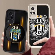 R8 J-JuventusFC Casing for VIVO V21E Y51 Y73 Y51A Y53s Y33 Y31 V21 Y51S 5G Black and White