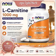 NOW L-Carnitine 1000 mg, 100 Tablets zpv7ph78c9