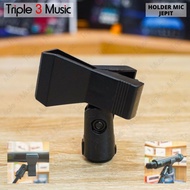 NEW HOLDER CLAMP MIC MICROPHONE JEPIT CAPIT UNTUK MIC WIRELESS DI STAND