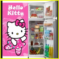 ☌ ◊ ♟ Waterproof Hello Kitty Pattern Vinyl Sticker for 1 Door Refrigerator