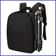 Photography Small Waterproof Camera Bag Wear-resistant DSLR Photography Camera Backpack Portable Travel Tripod jannysg