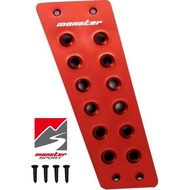 Monster Sport Foot Rest Cover (Red) Anodized Aluminum Swift sport Zc33s /Zc32s