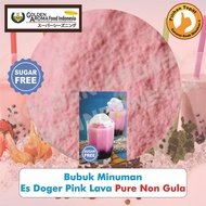 Bubuk Minuman Es Doger Pink Lava Pure Tanpa Gula No Sugar 1 Kg Es Doger Pink Lava Drinking Powder En