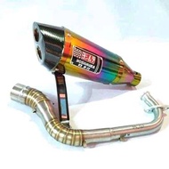 Yoshimura r11 Rainbow racingknalpot for aerox, nmax, pcx, vario, etc.