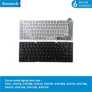 Keyboard Asus X441, X441B, X441BA, X441H, X441M, X441MA (Hitam).