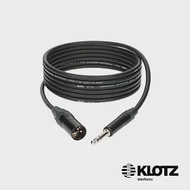 【KLOTZ】M1 專業麥克風線 5米 黑 (XLR公 - 6.3mm公) Neutrik® 公司貨