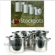 Supra 4 in 1 Stock Pot - 4 in 1 Supra stainless steel Pan