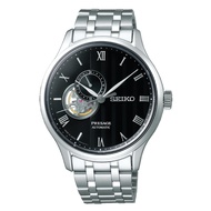 [Watchspree] [JDM] Seiko Presage (Japan Made) Open Heart Automatic Silver Stainless Steel Band Watch SARY093 SARY093J