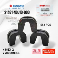 SLIDER PIECE SLIDE SET 3 PCS SUZUKI NEX 2 ADDRESS ORI SGP 21481-40J10-000