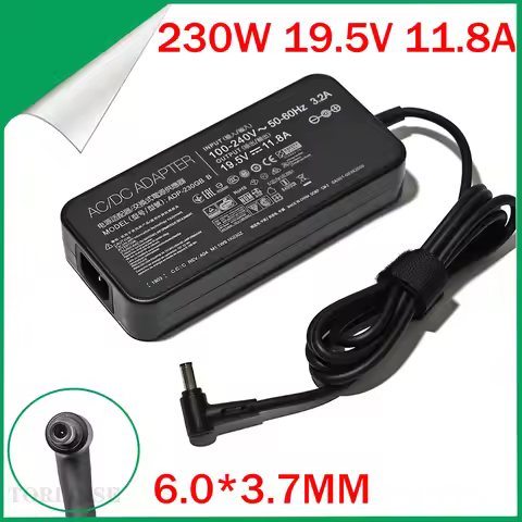 Laptop Adapter 19.5V 11.8A 230W 6.0*3.7mm ADP-230GB B AC Power Charger For ASUS ROG Strix G531GV-DB7