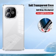 iQOO Z9 5G Case For iQOO Z9 Z9x Turbo 5G Z 9 Z 9x iqz9 2024 Phone Casing Clear Transparent Back Cove