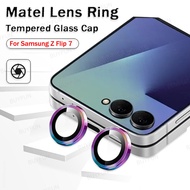 1set Metal Camera Ring Protector For Samsung Galaxy Z Flip 7 5G ZFlip7 zFlip Flip7 Lens Cover Camera