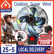 KELETOOL 200W Cordless fan makita Mini Portable Fan Cordless Fan Metal for Home Outdoor Camping Fit for 18V Battery