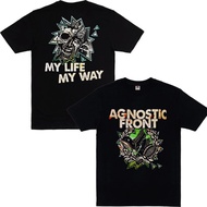 Agnostic Front - my life my way - Hardcore music band t-shirt Hardcore metal band t-shirt agnostic F