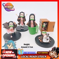 Demon Slayer Nezuko In Box Kimetsu No Yaiba Cute WCF Anime Model Action Figure Hobby Toy Mainan