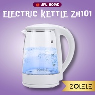 Zolele Electric Kettle 1.7L ZH101 Explosion-proof Glass Kettle Jug Kettle Boil Water Smart LED 彩燈电水壶熱水壺 熱水 容量大304不鏽鋼 現貨