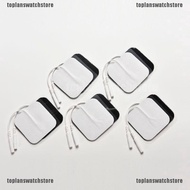 10PCS Tens Massager Electrode Pads Reusable Self Adhesive Pads for Tens Machine toplanswatchstore.my