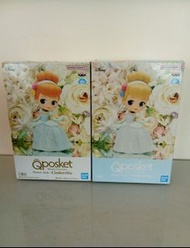 Qposket Disney Princess Cinderella flower style display figure AB 色 迪士尼 灰姑娘花卉編 擺設公仔