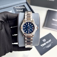 Tag Heuer Original Aquaracer Ladies Blue Dial Diamond Quartz Steel 35MM WAY131N.BA0748