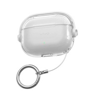 For vivo tws5 Transparent Crystal Wireless Bluetooth Earphone Case Soft TPU Clear Switch Lock Cover 